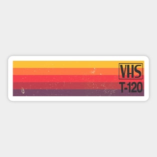 VHS Vintage Retro Sticker